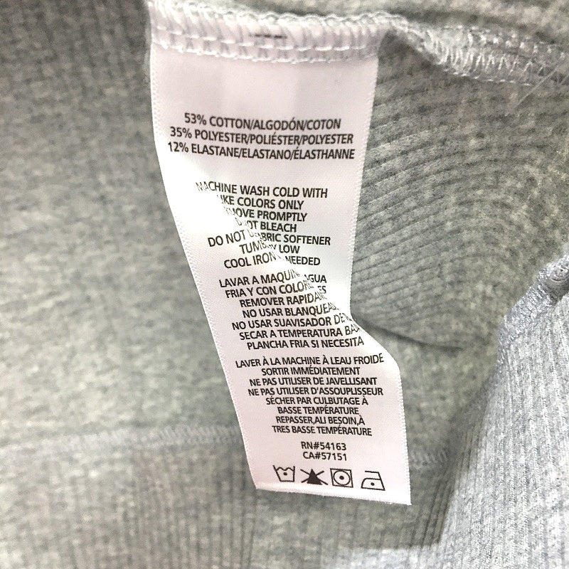 Tommy Hilfiger Sport Ribbed Grey Marle Boxy Sweatshirt Ladies Size XL NEW - Image 5