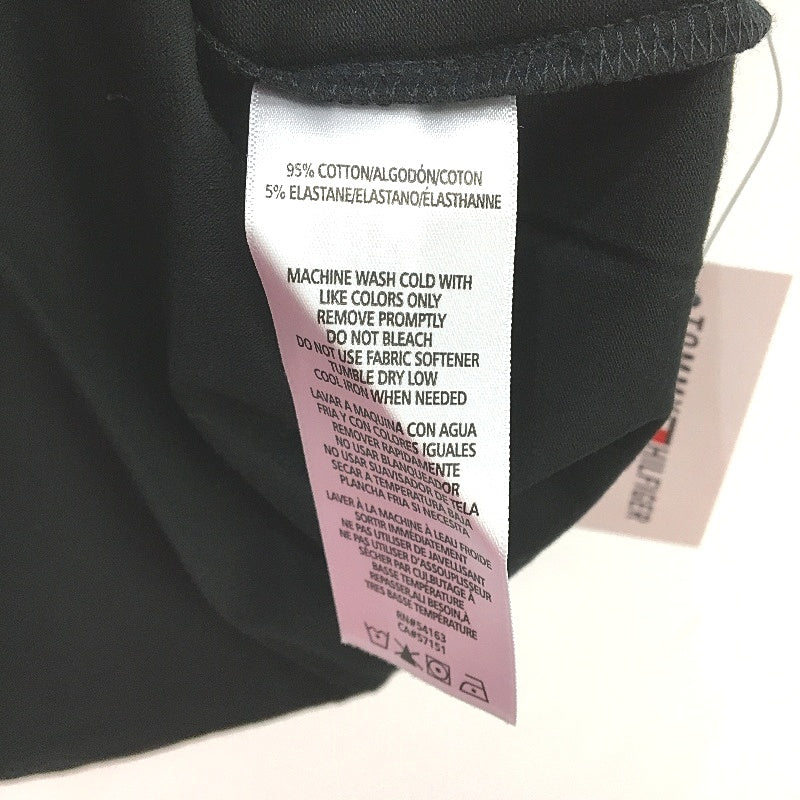 Tommy Hilfiger Sport Essentials Logo Black Cotton T-Shirt Ladies Size XL NEW - Image 5