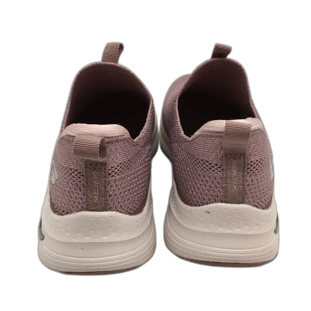Skechers Vegan Mauve Machine Washable Arch Fit Slip On Shoe Size US 5 EU 35 NEW - Image 3