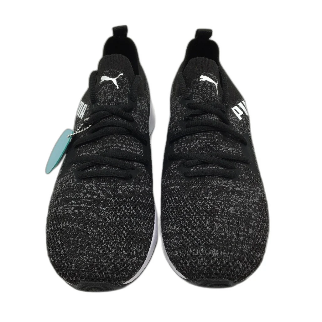 Puma Black Asphalt Flyer Runner Engnr Knit Sneakers Ladies US 9.5 EU 40.5 NEW - Image 2