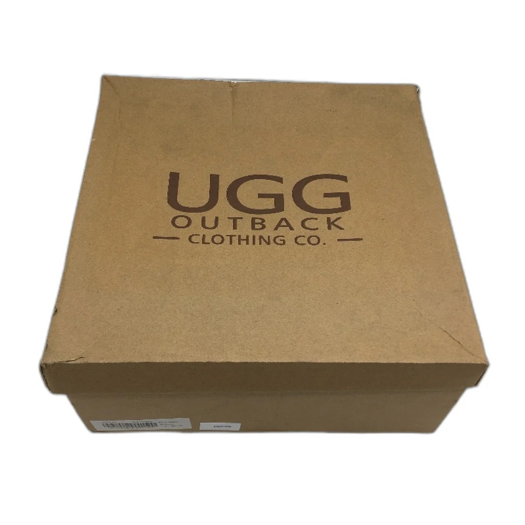 UGG Outback Australian Sheepskin Chestnut Short Button Boot Unisex M11 L12 NEW - Image 7