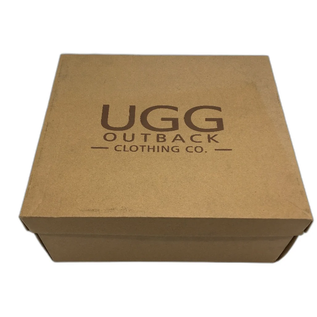 UGG Outback Australian Sheepskin Black Mini Classic Boot Unisex M11 L12 NEW - Image 6