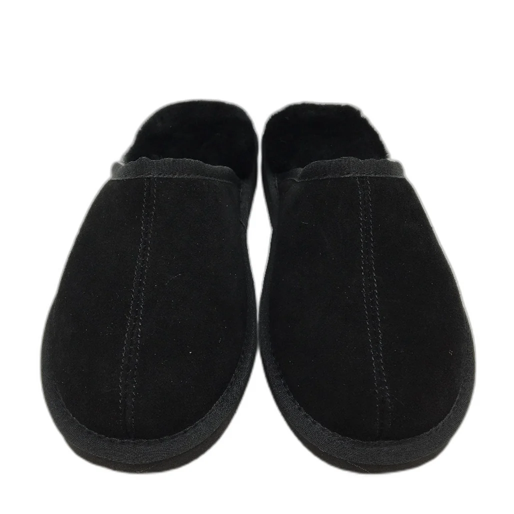 UGG Outback Australian Sheepskin Black Barwon Slipper Unisex US M9 L10 NEW - Image 2