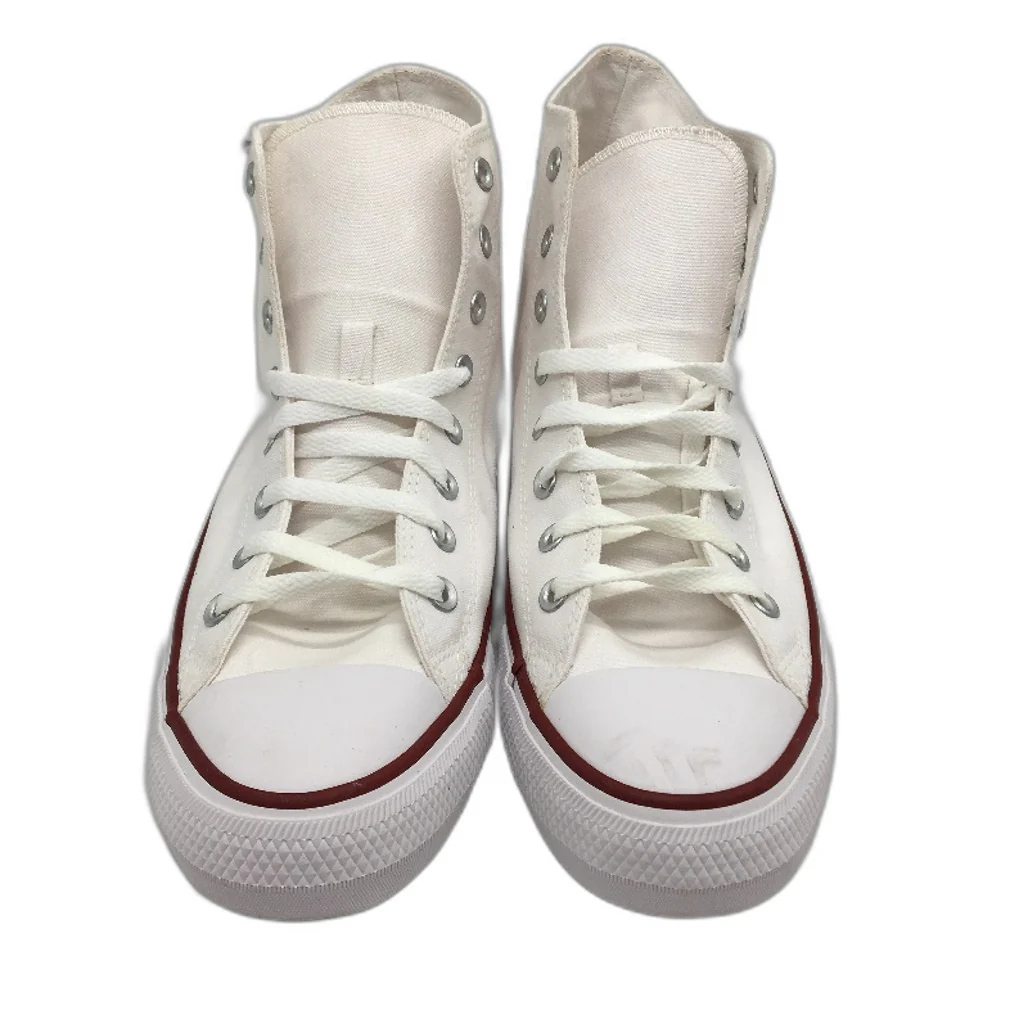 Converse CTAS Hi White Chuck All Star High Top Sneakers Unisex M12 L14 EU 46 NEW - Image 2