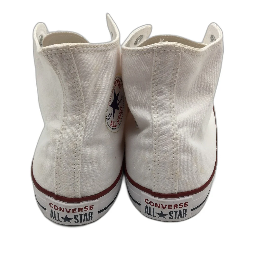 Converse CTAS Hi White Chuck All Star High Top Sneakers Unisex M12 L14 EU 46 NEW - Image 4