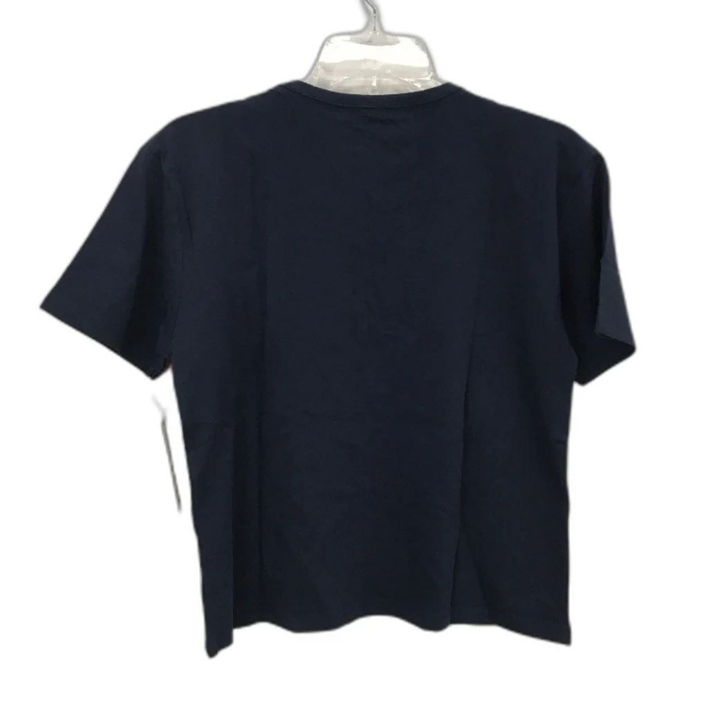 Tommy Hilfiger Sport Navy Colour Block Cropped T-Shirt Ladies Size XS NEW - Image 2