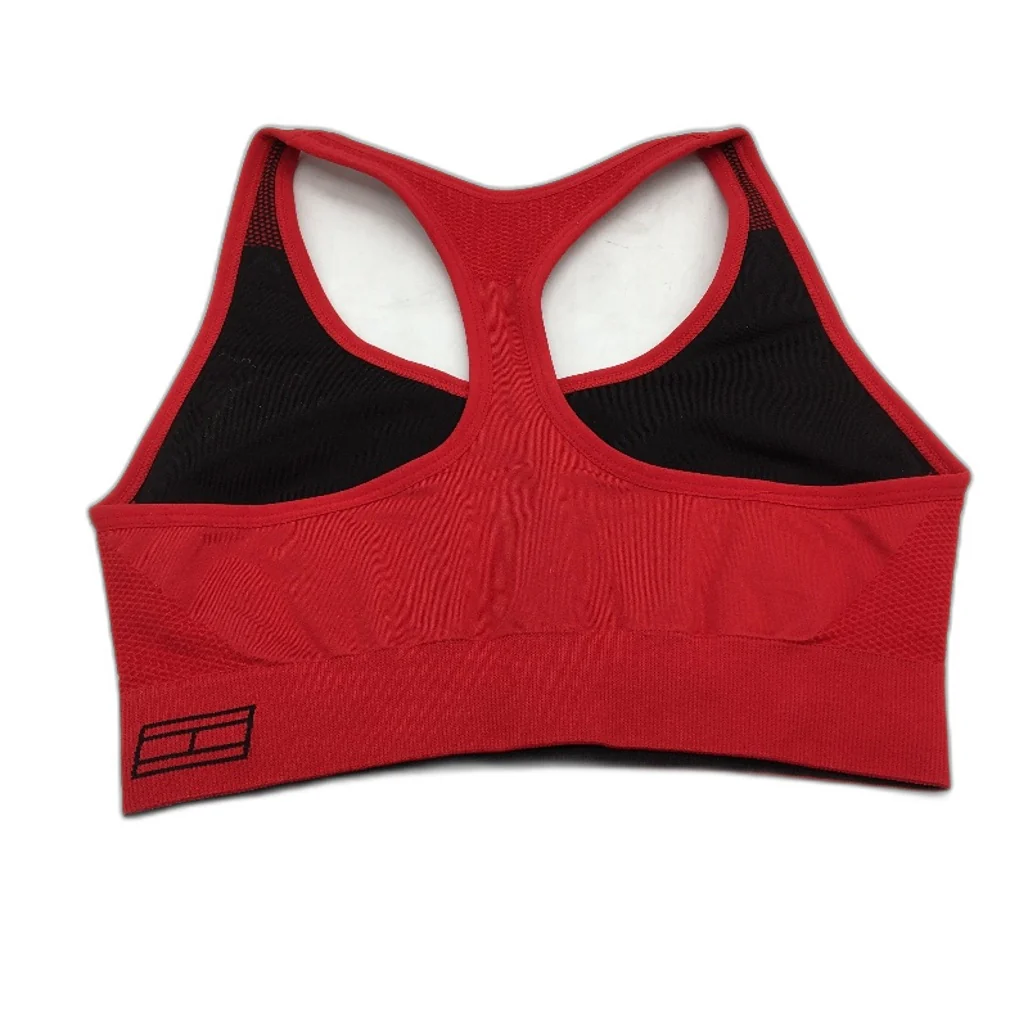 Tommy Hilfiger Sport Reversible Red Black Sports Bra Ladies Size XS NEW - Image 2