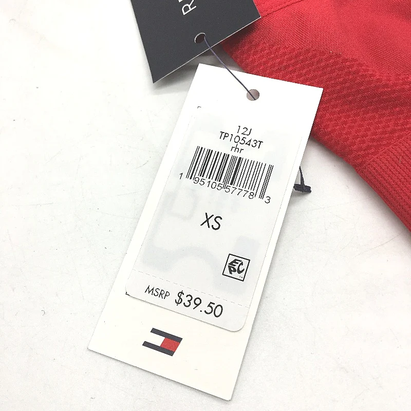 Tommy Hilfiger Sport Reversible Red Black Sports Bra Ladies Size XS NEW - Image 4