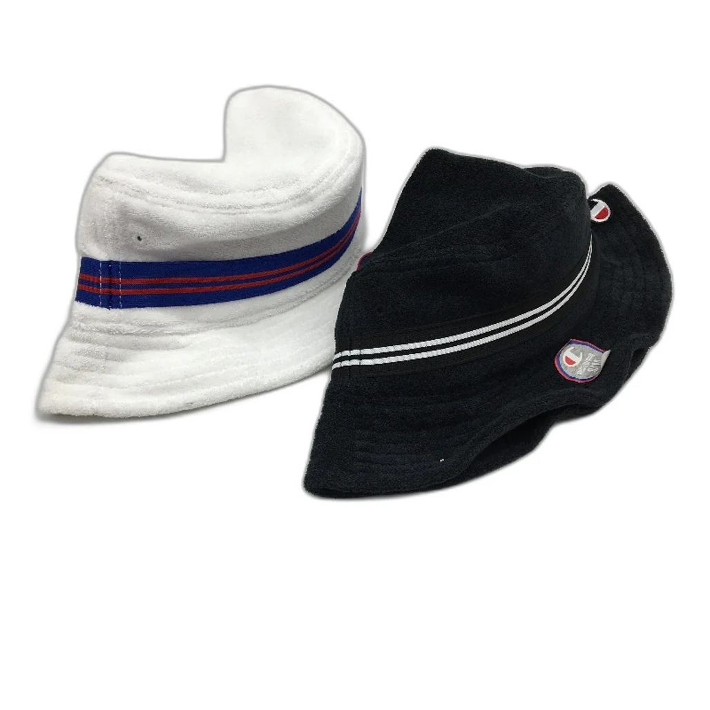 Champion 2 Pack Black and White Terry Bucket Hats Unisex Size S/M NEW - Image 4