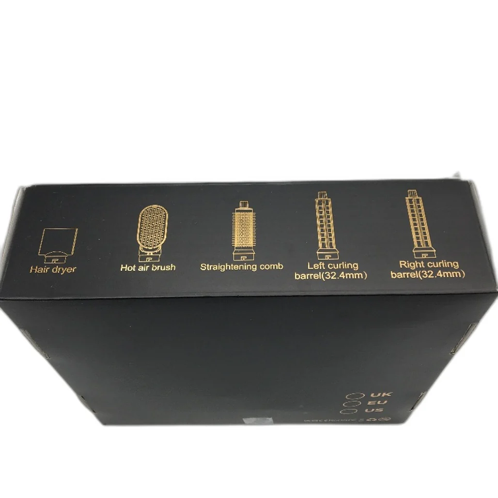 Hot Air Brush Styling Comb 5 In 1 Hair Curler Blow Dryer Styling Tool Set NEW - Image 6