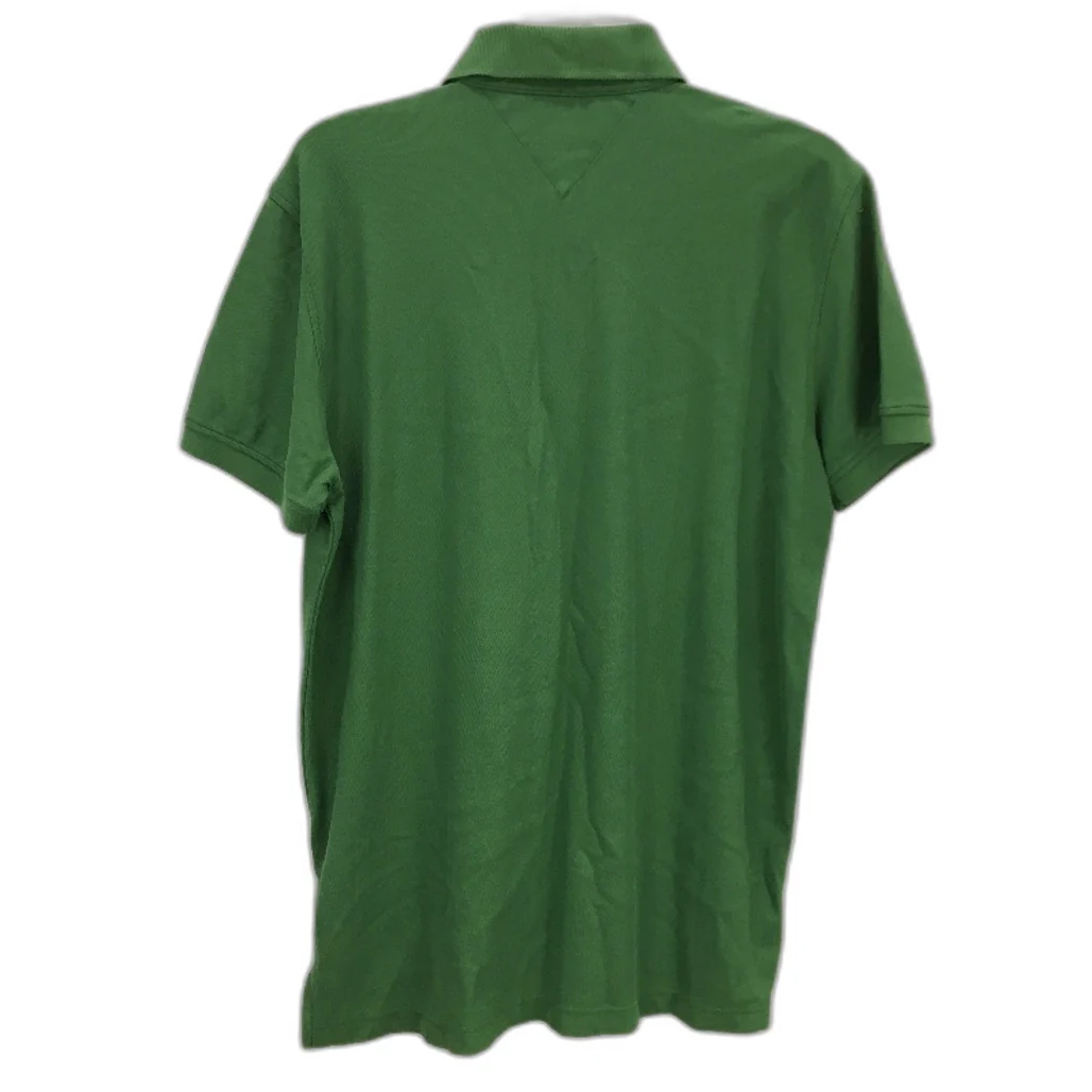 Tommy Hilfiger 100% Cotton Grass Green Collared Polo T-Shirt Mens Size M - Image 2