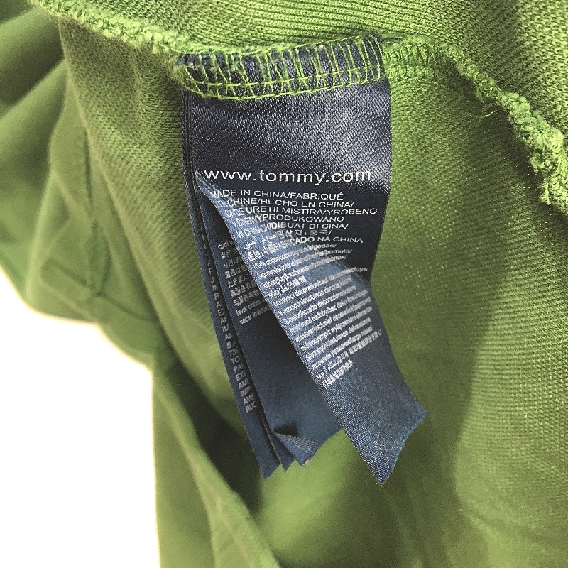 Tommy Hilfiger 100% Cotton Grass Green Collared Polo T-Shirt Mens Size M - Image 4