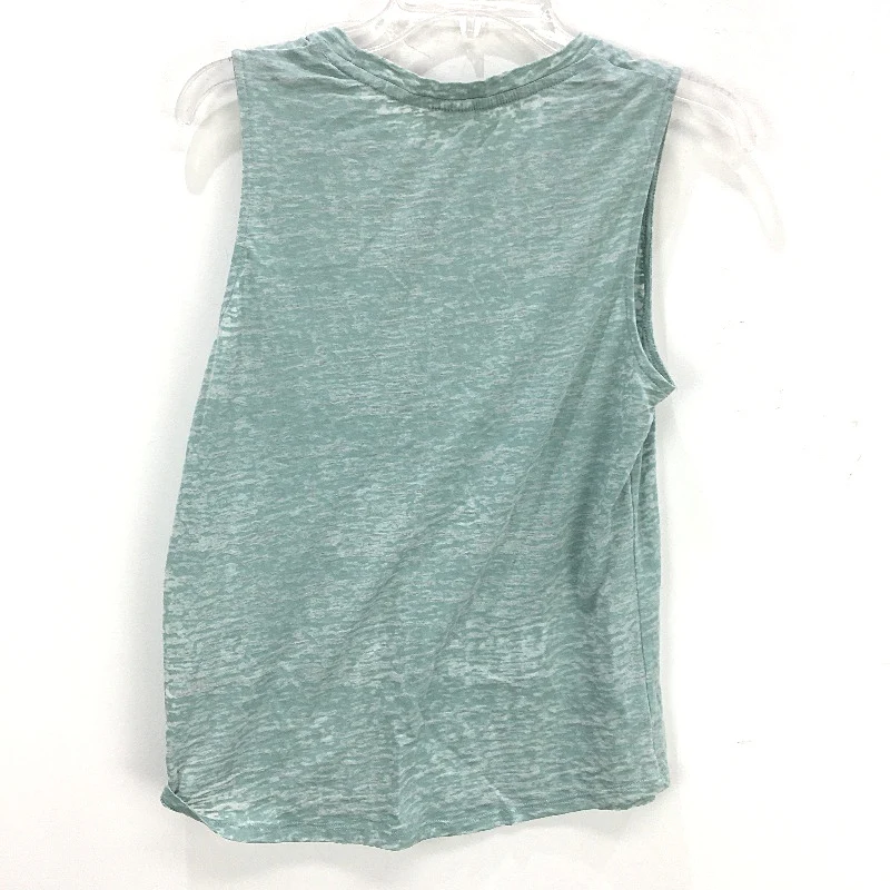 Fila Mottled Green Lightweight Muscle Activewear Sports T-Shirt Ladies Size 10 - Image 2