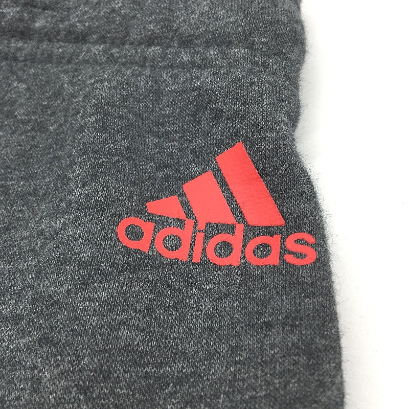 Adidas Elastic Waist Dark Grey Soft Fleece Lined Track Pants Ladies Size S - Image 4