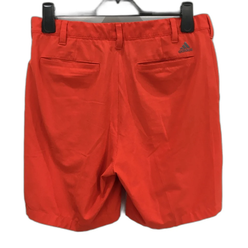 Adidas Bright Red Casual Zip & Button Lightweight Shorts Mens Size 32 - Image 2