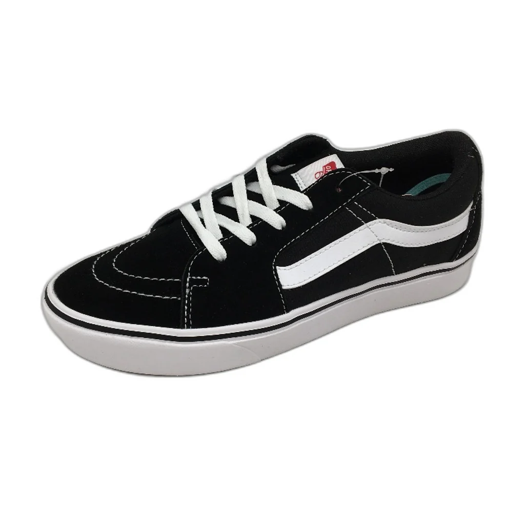 Vans Black Suede Comfycush Sk8-Low Skate Sneakers Unisex US M5 L6.5 EU 36.5 NEW
