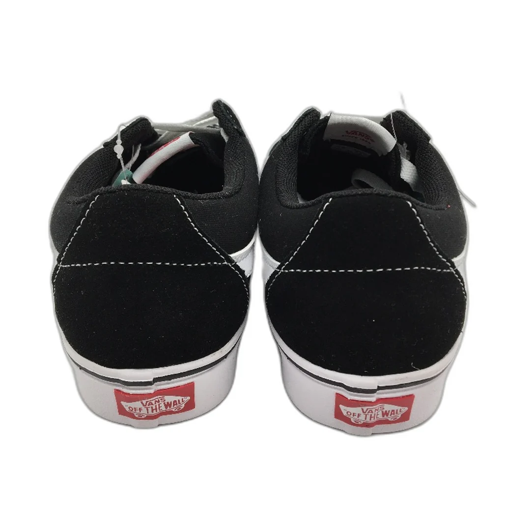 Vans Black Suede Comfycush Sk8-Low Skate Sneakers Unisex US M8 L9.5 EU 40.5 NEW - Image 3