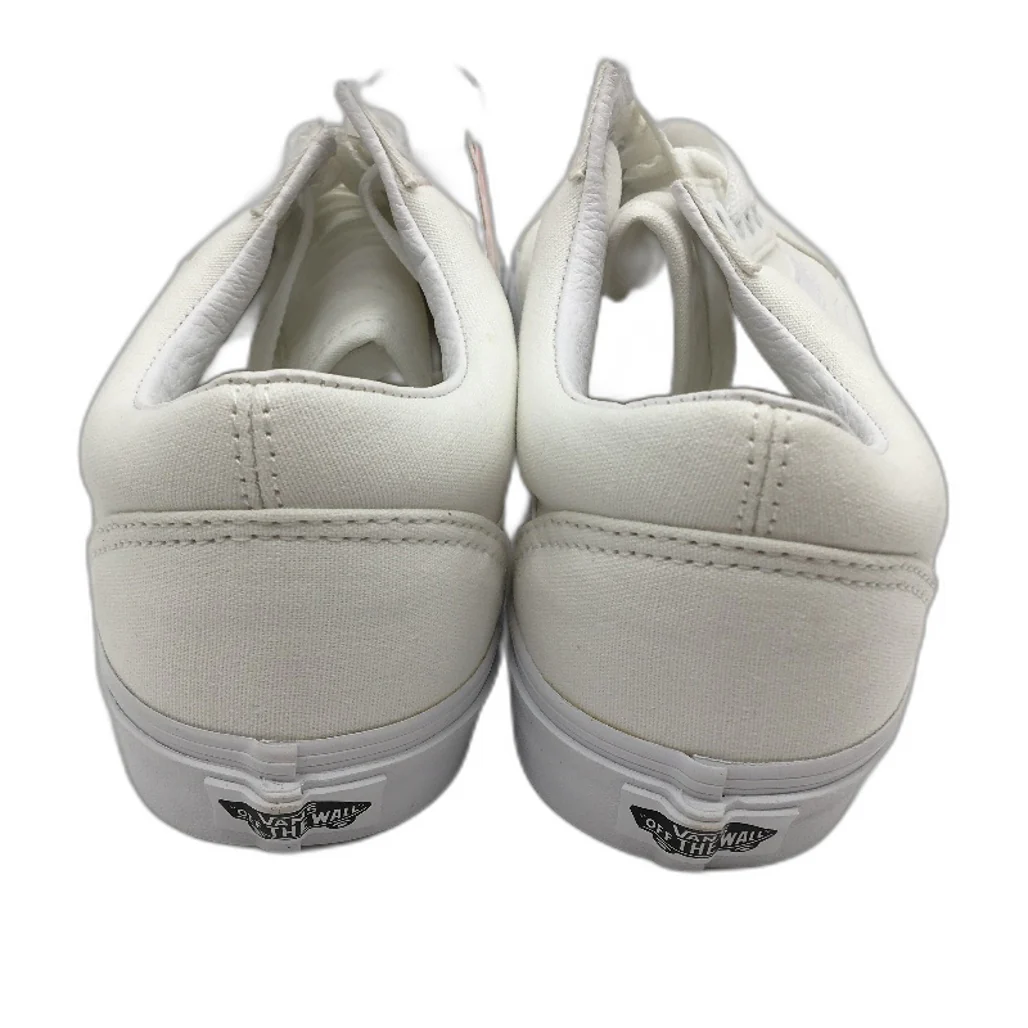Vans True White Old Skool Lace Up Skate Shoes Unisex US M9 L10.5 EU 42 NEW - Image 3