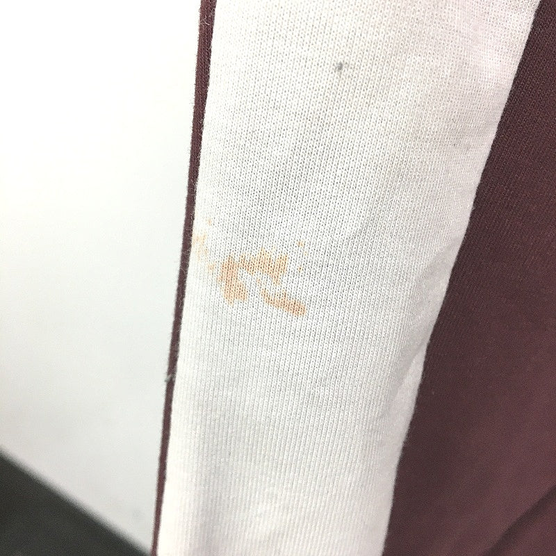 Puma High Waisted Logo Burgundy Red Drawstring Trackpants Ladies Size Small - Image 4