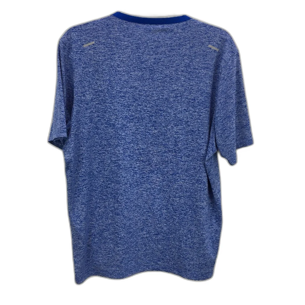 Nike Rise 365 Dri-Fit Short Sleeve Blue Running Top Mens Size Medium - Image 2