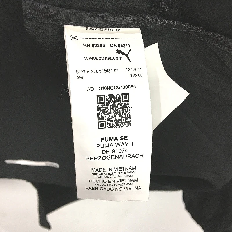 Puma DryCell Quarter Zip Packable Black Training Jacket Mens Size Medium - Image 4