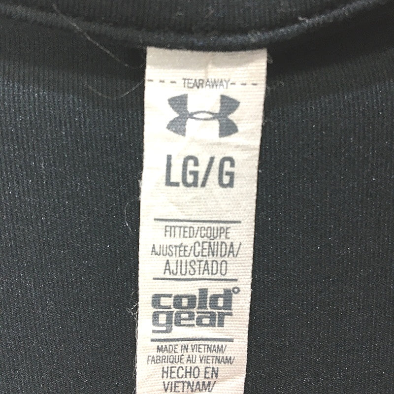 Under Armour Threadborne Run True Half Zip Black T-Shirt Ladies Size Large - Image 4