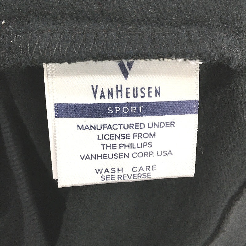 Van Heusen Solid Black Cottom Blend Snug Fit Crew Neck Sweatshirt Mens Size XL - Image 4