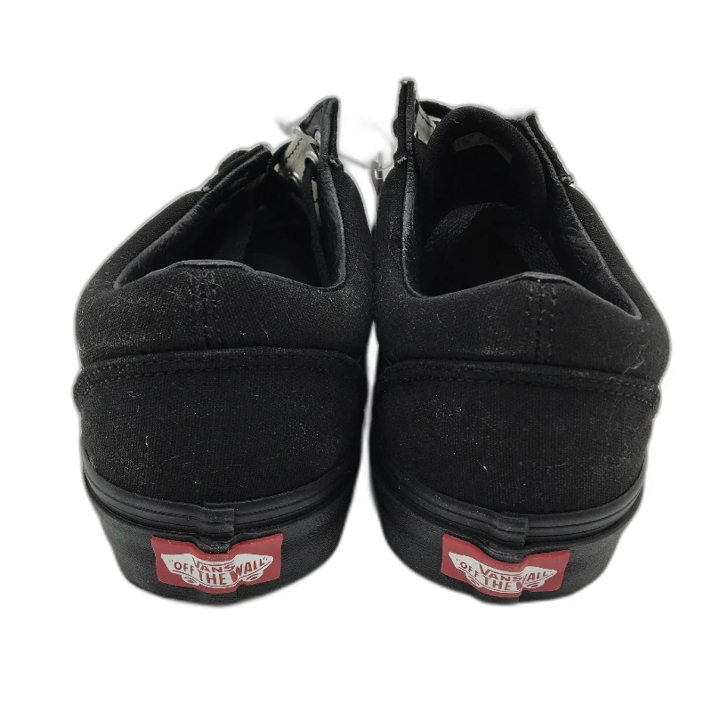 Vans Black On Black Old Skool Lace Up Skate Shoes Unisex US M5 L6.5 EU 36.5 NEW - Image 3