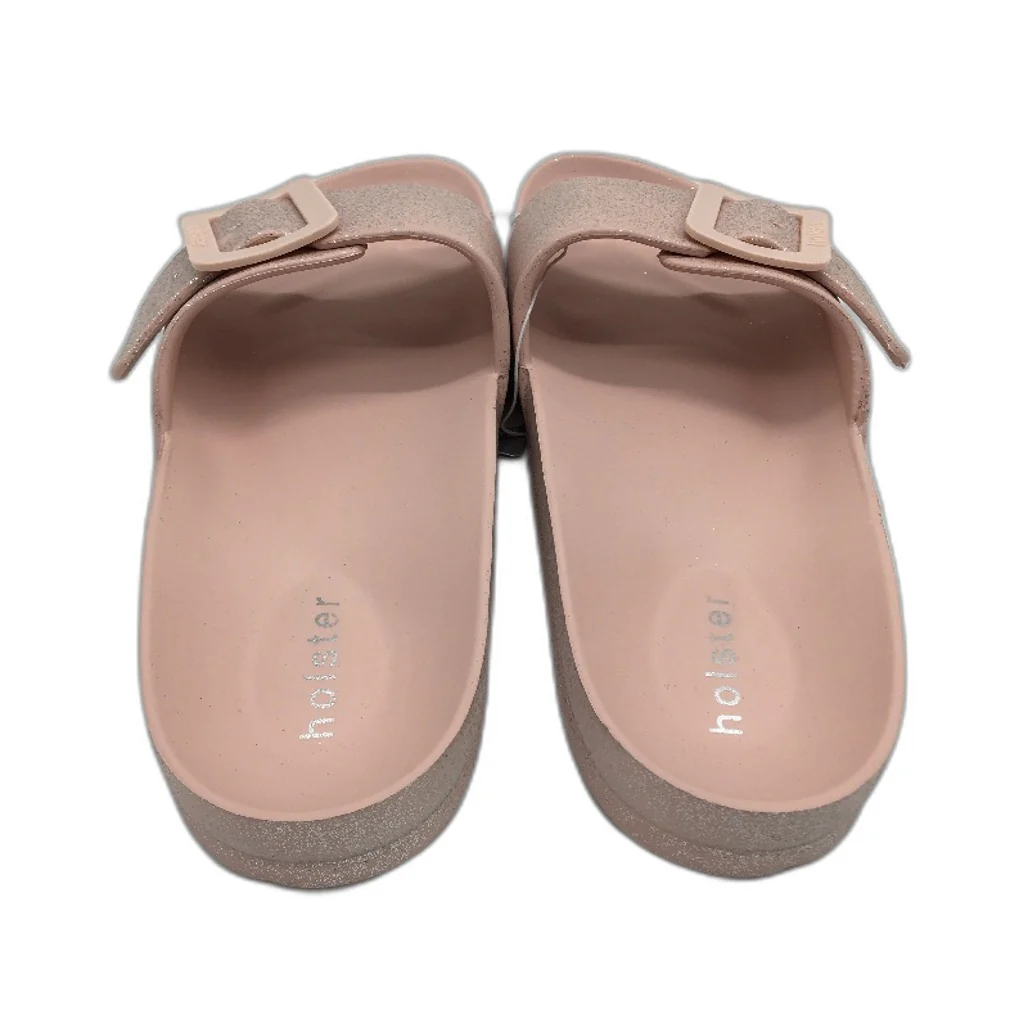 Holster Australia Blush Pink Solace Buckle Glitter Slide Ladies AU 8 EU 39 NEW - Image 4