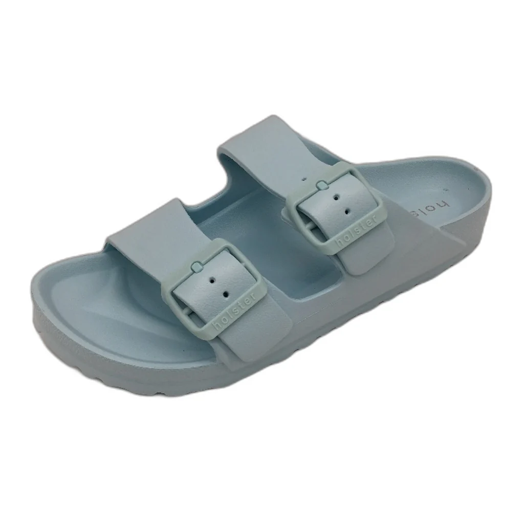 Holster Australia Aqua Sundreamer Double Strap Slide Sandal Ladies AU 5 EU36 NEW