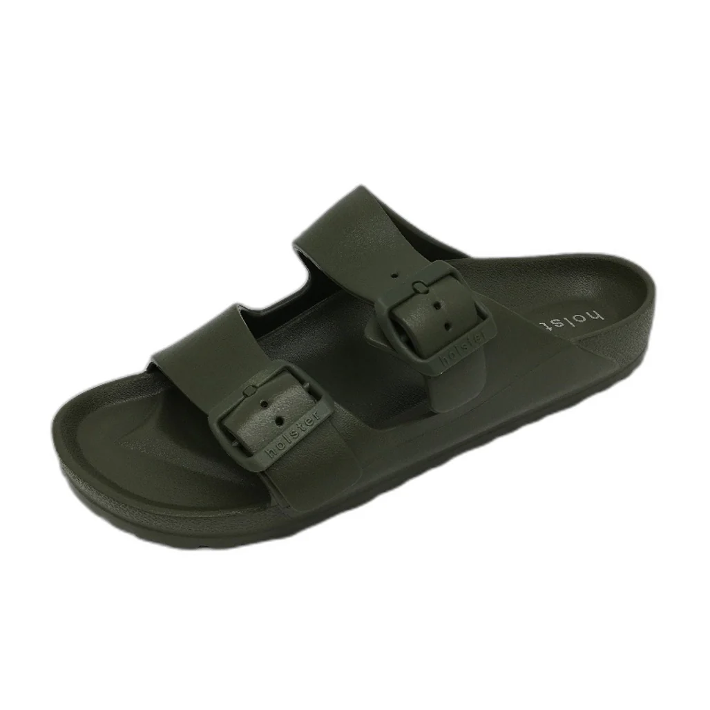Holster Australia Khaki Sundreamer Double Strap Slide Sandal Ladies 11 EU42 NEW
