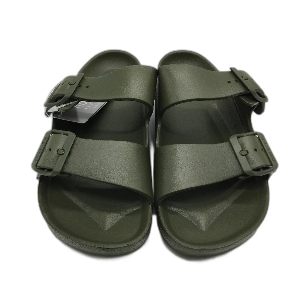 Holster Australia Khaki Sundreamer Double Strap Slide Sandal Ladies AU5 EU36 NEW - Image 2