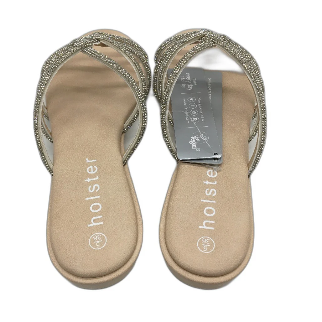 Holster Australia Sundance Wedge Strappy Glitter Sandals Ladies AU 5 EU 36 NEW - Image 5