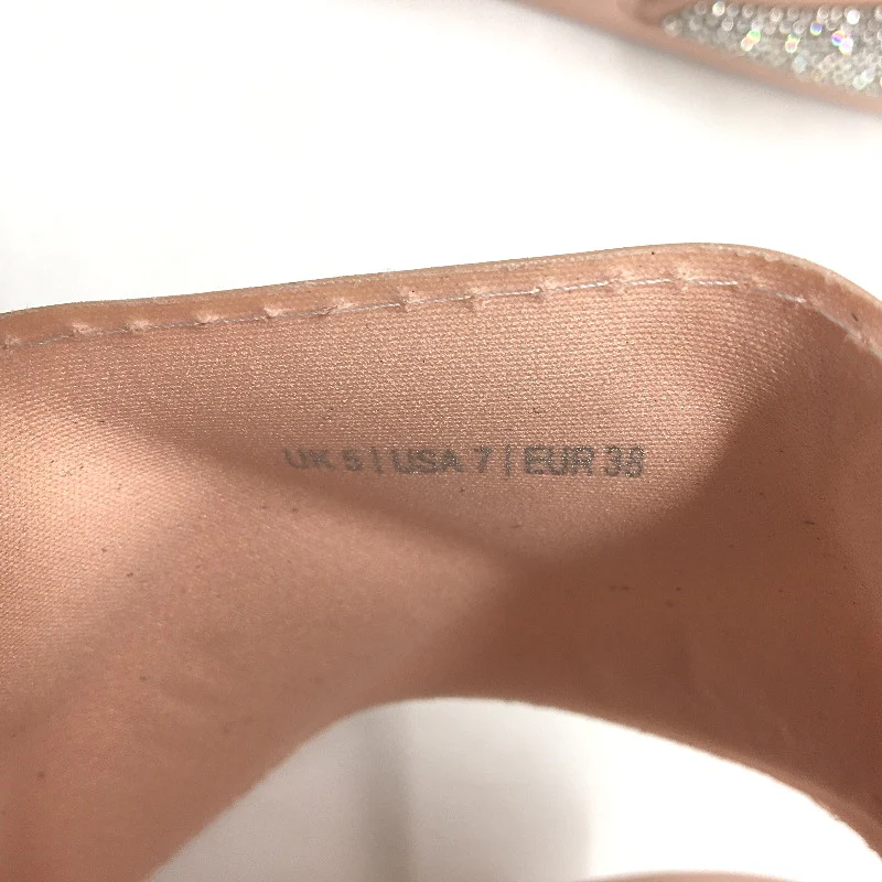 Holster Australia Sooth Rose Blush Glitter Detail Slides Ladies AU 7 EU 38 NEW - Image 6