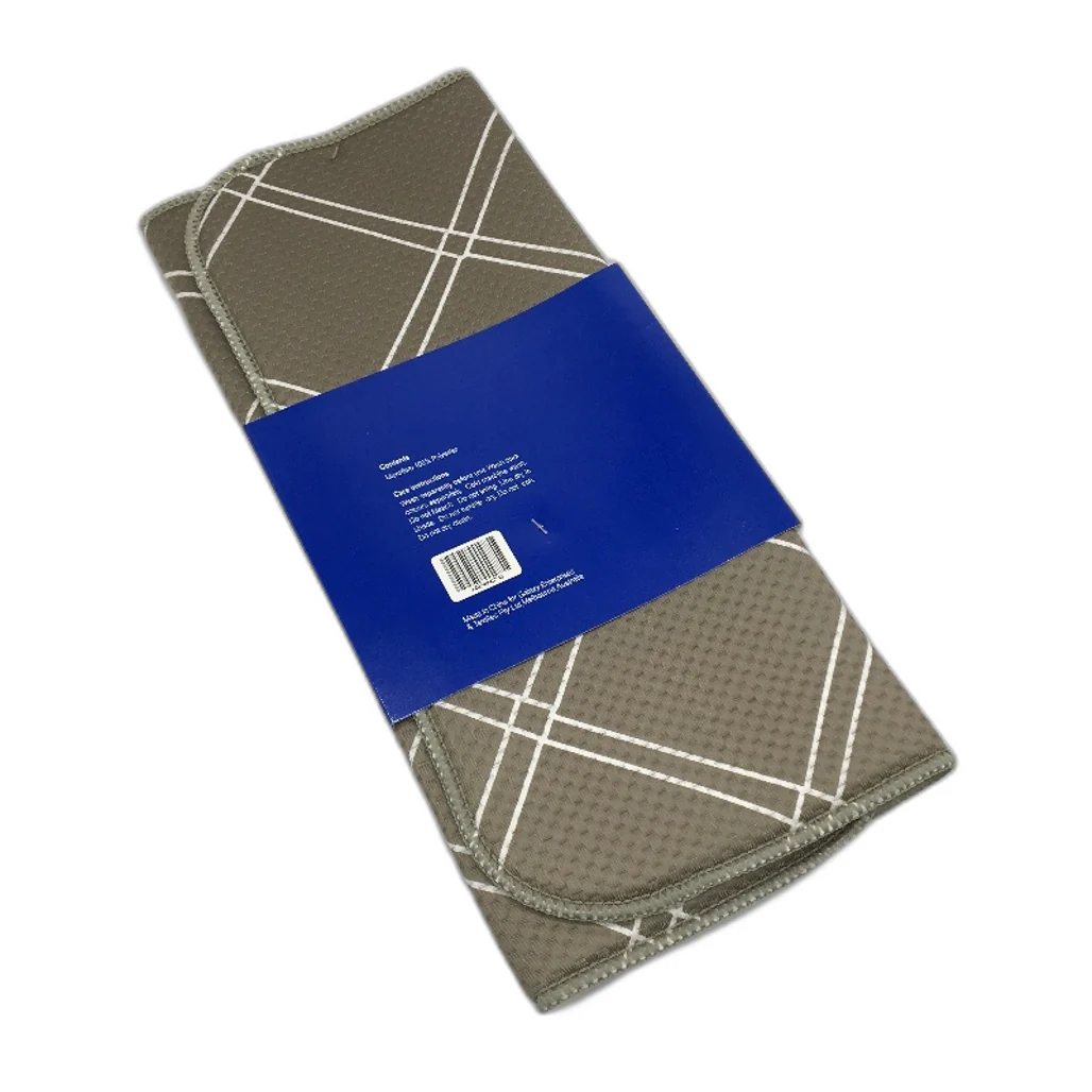 Microfibre 3Pck Green, Grey & Khaki Cushioned Dish Drying Mat Pack 38x50cm NEW - Image 3