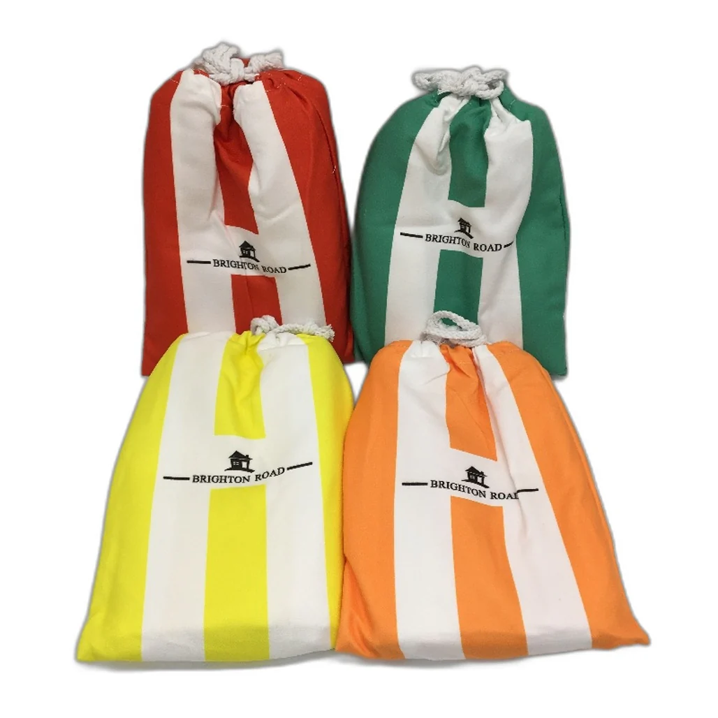 Brighton Road Orange Sand Free Lightweight Microfibre Beach Towel In Bag NEW - Image 5