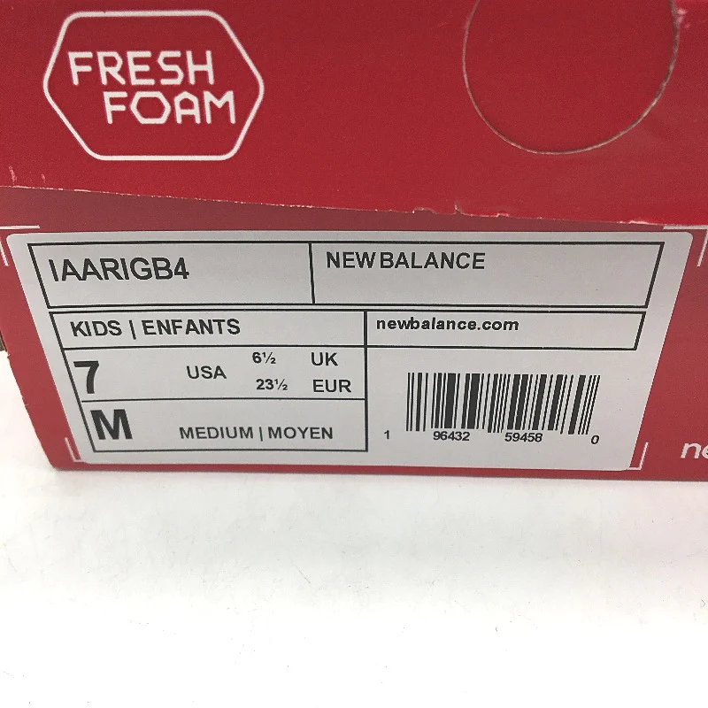 New Balance Pink Mesh Lightweight Sneakers IAARIGB4 KIDS Size US 7 EU 23.5 NEW - Image 7