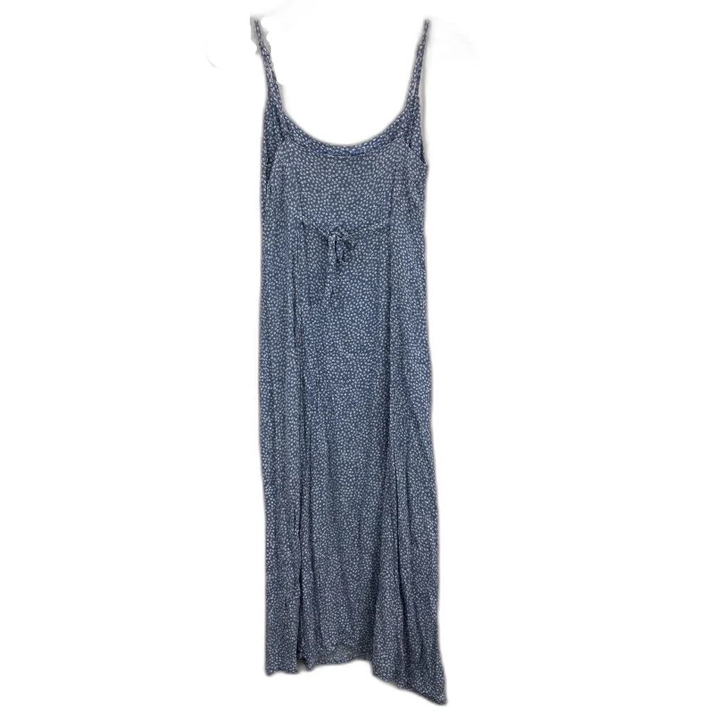 Ghanda Co Sicily Dainty Floral Strappy Blue Midi Dress Ladies Size XS - Image 2