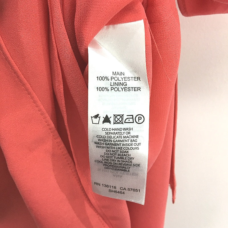 Forever New Anna High Apex Racer Lightweight Coral Pink Cami Ladies Size AU 8 - Image 4