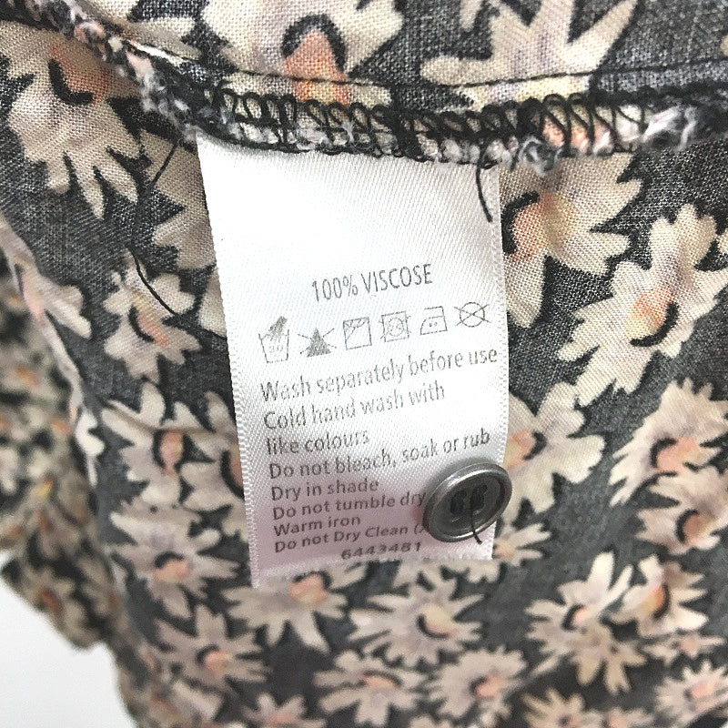 All About Eve Posie Black Floral Sleeveless Mini Dress Ladies Size AU 10 - Image 4