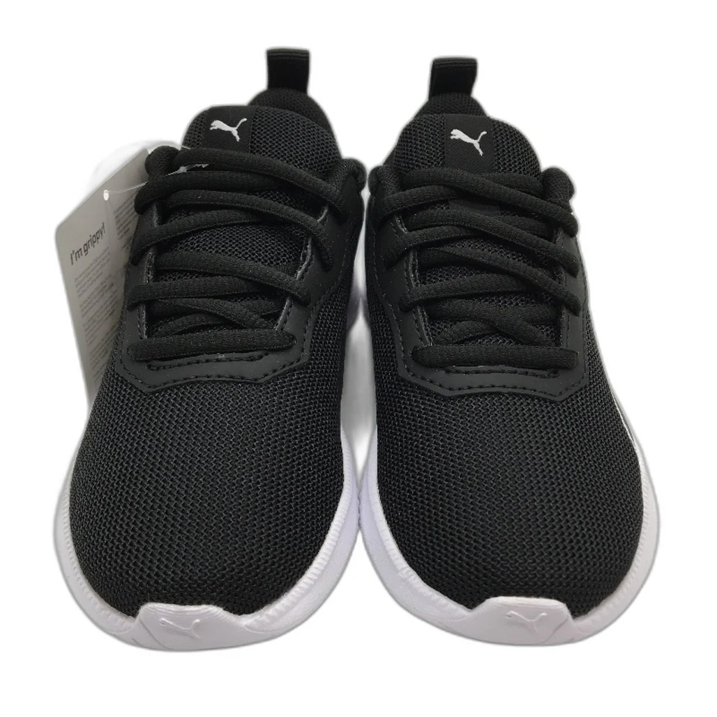 Puma Soft Enzo NXT PS Black & White Accent Sneakers KIDS Size US 12 EU 29 NEW - Image 2