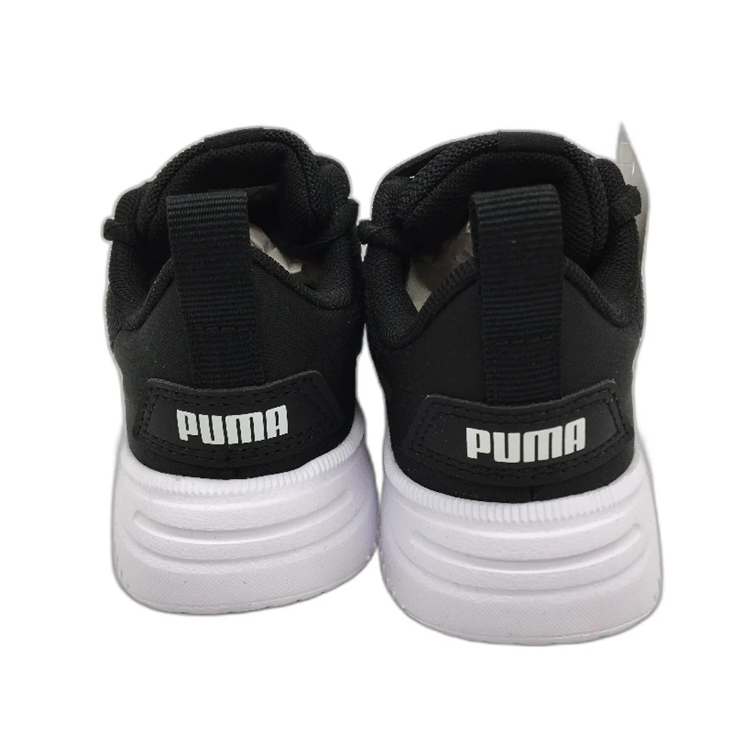 Puma Soft Enzo NXT PS Black & White Accent Sneakers KIDS Size US 12 EU 29 NEW - Image 3