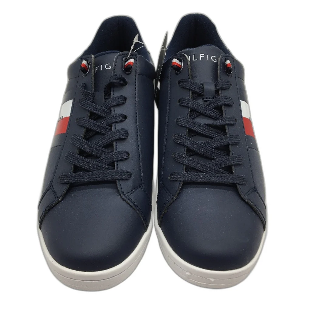 Tommy Hilfiger Navy TM Lectern Sneaker Lace Up Trainers Mens US 13 EU 47 NEW - Image 2