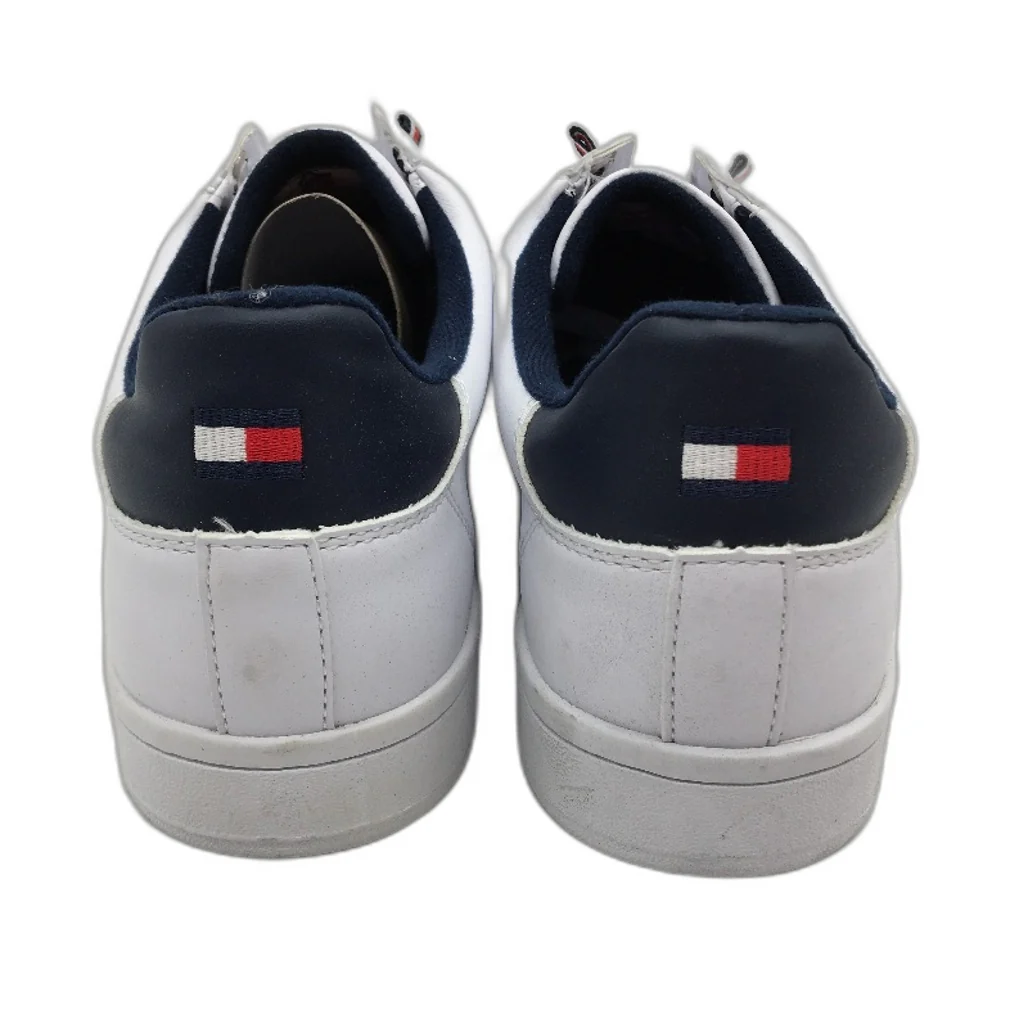 Tommy Hilfiger White TM Lectern Sneaker Lace Up Trainers Mens US 13 EU 47 NEW - Image 3