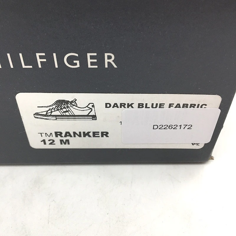 Tommy Hilfiger Navy TM Ranker Sneaker Lace Up Trainers Mens US 12 EU 45.5 NEW - Image 7