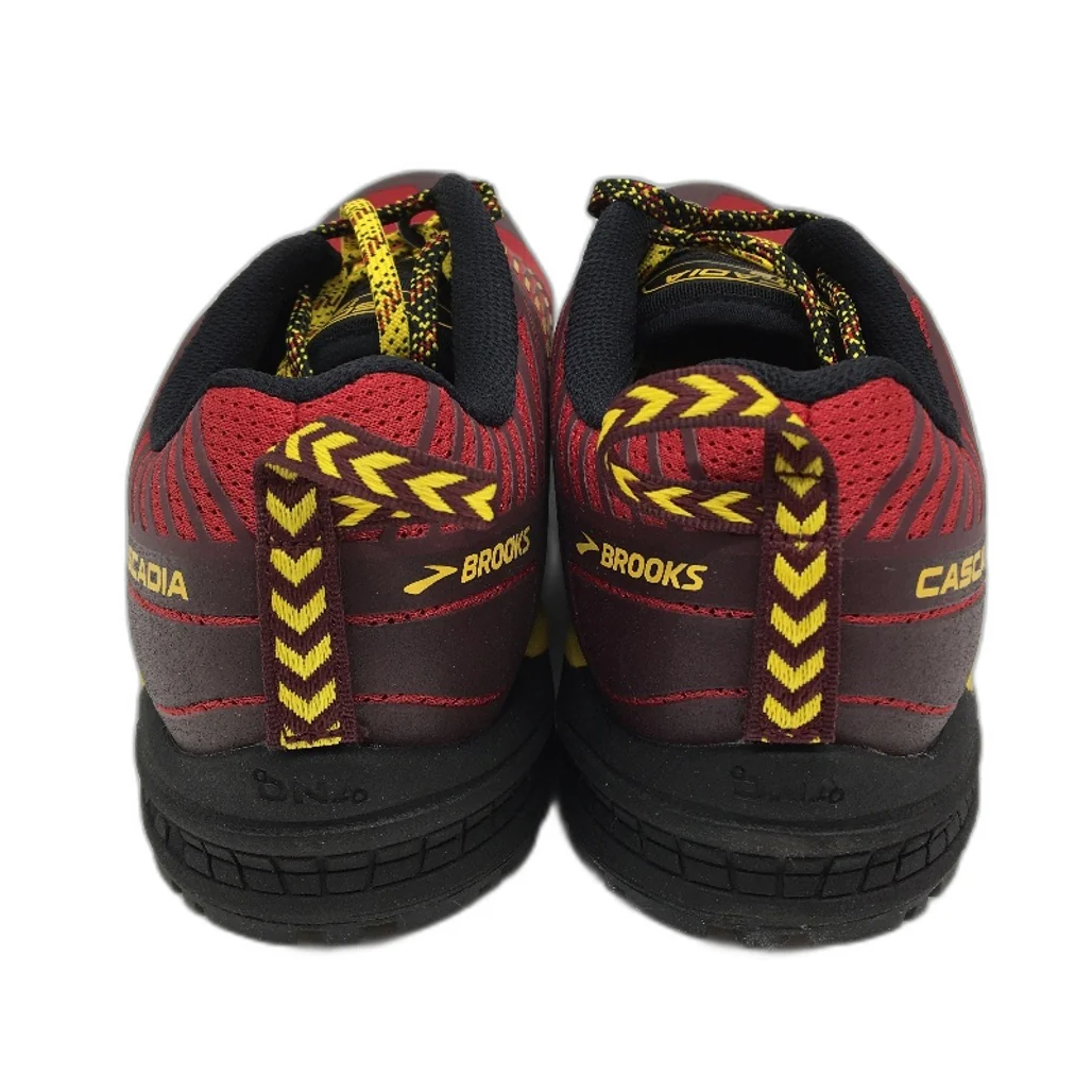 Brooks Cascadia 13 Red & Maroon Trail Running Sneaker Shoes Mens US 11D EU45 NEW - Image 3