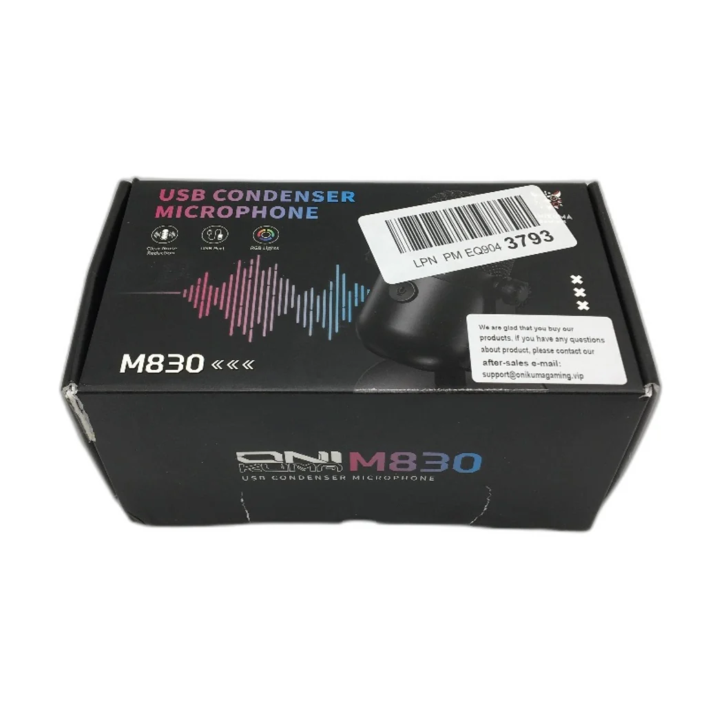 ONIKUMA USB Condenser Microphone Gaming Streaming Mic With Mute Button NEW - Image 4