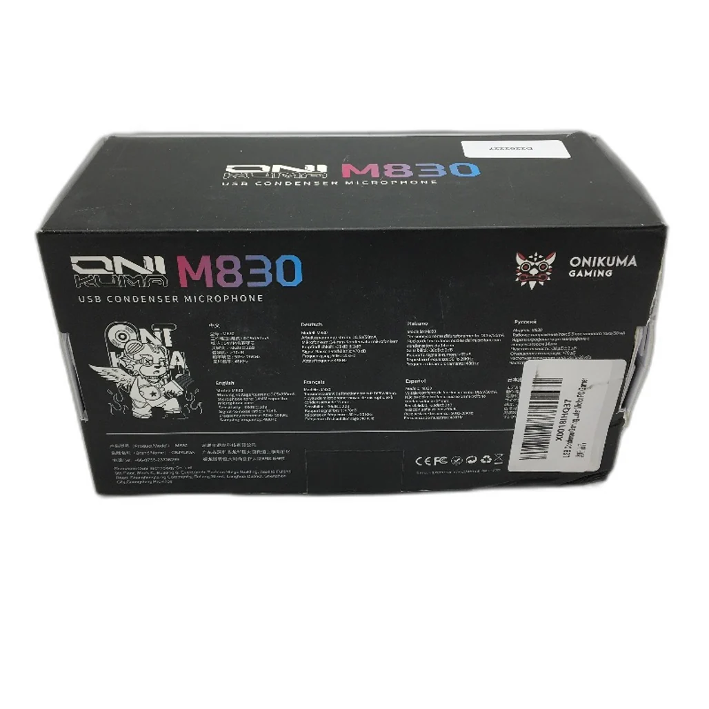 ONIKUMA USB Condenser Microphone Gaming Streaming Mic With Mute Button NEW - Image 5