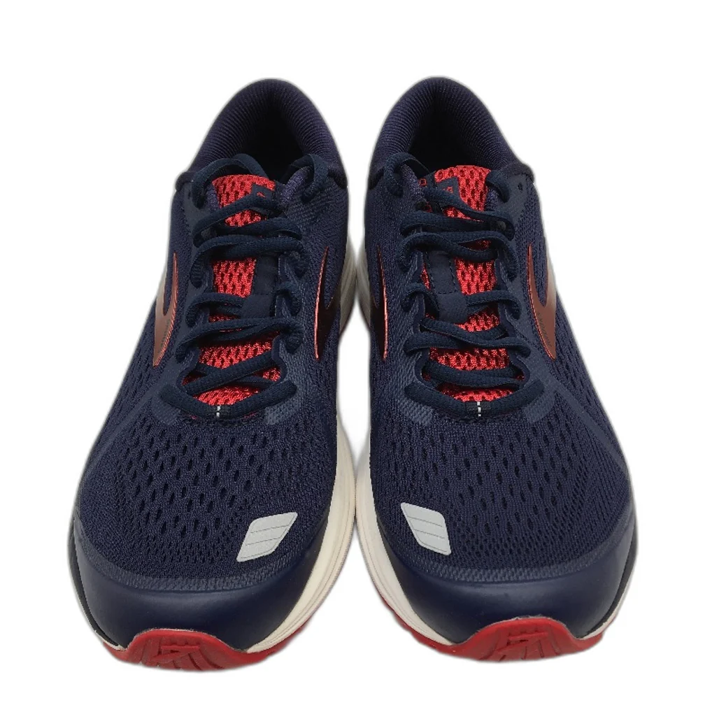 Brooks Aduro 6 Navy Blue & Cherry Running Sneaker Shoes Mens US 9.5D EU 43 NEW - Image 2