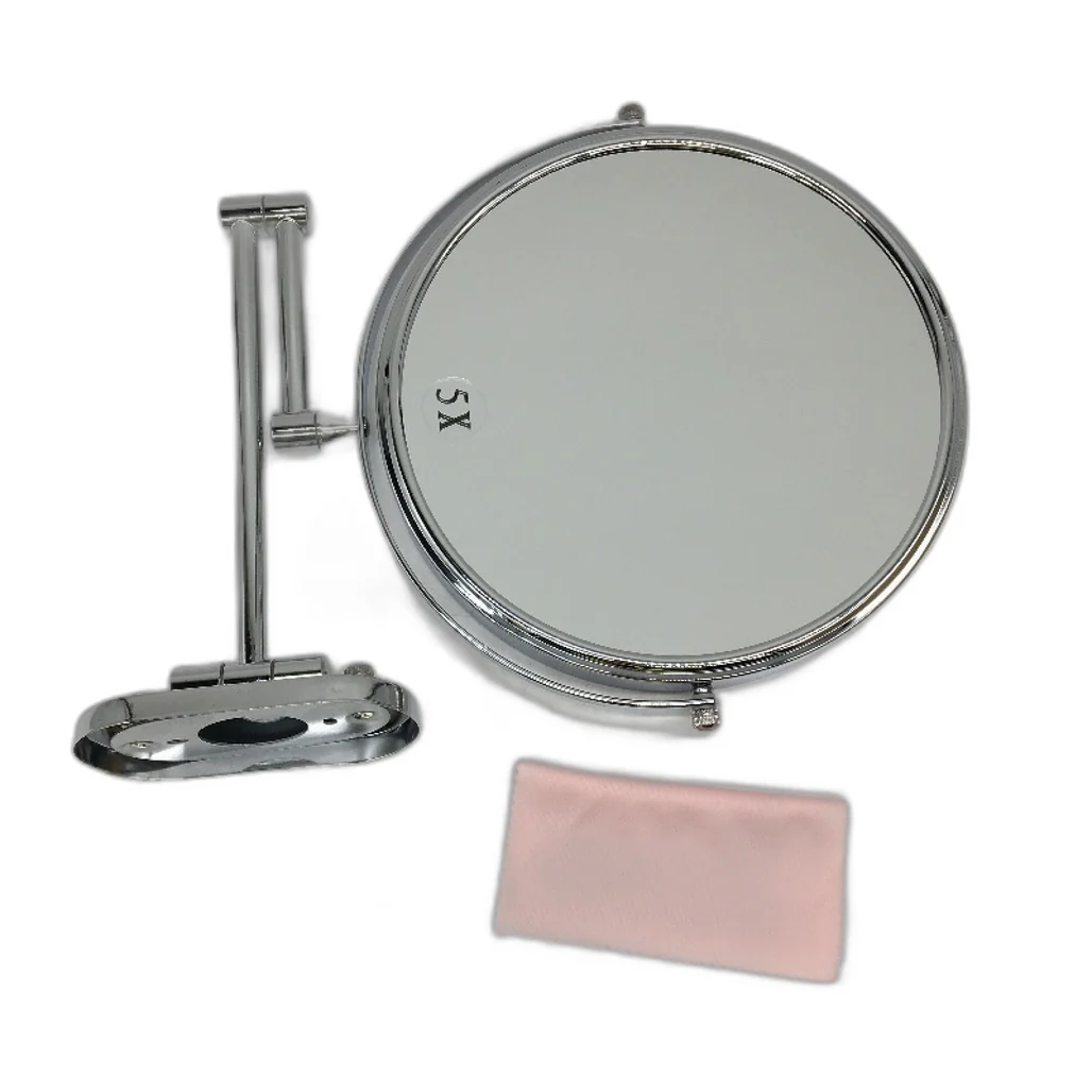 Wall Mounted 22cm Makeup Mirror Double Sided 1x And 5x Magnification NEW - Image 5